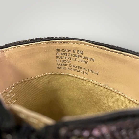 Betsey Johnson CADY BLACK/PINK Booties Sz 6.5 - Picture 11 of 11